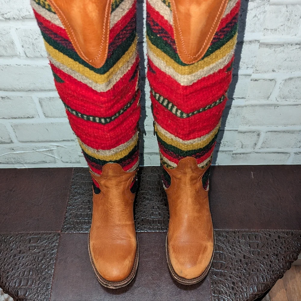 RARE FreeBird Cabal Over the Knee Boots size 8